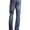Stetson Rock Fit Frayed X Stitched Jeans