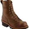 Chippewa Men's Lace-Up Logger Boots - Steel Toe