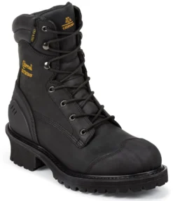 Chippewa Waterproof & Insulated 8" Lace-Up Work Boots - Composite Toe