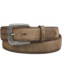 Lucchese Men's Tan Mad Dog Goat Leather Belt