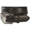 Nocona Men's Top Hand Lace Edge Concho Western Belt