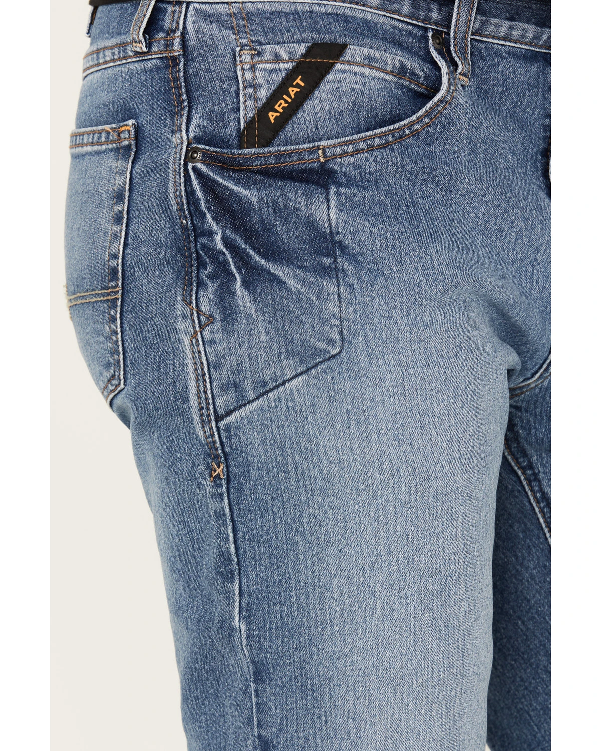 Ariat Men's Rebar M4 DuraStretch Haze Low Rise Bootcut Work Jeans - Image 2