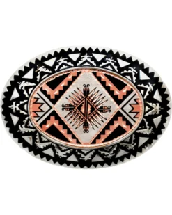 Western Express Men's Sunburst Copper Belt Buckle