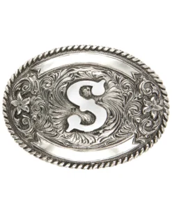 Cody James Men's Initial S Belt Buckle