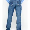 Cinch Men's Ian Dark Stonewash Slim Fit Boot Cut Jeans