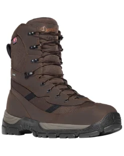 Danner Men's Brown Alsea 8" Lace-Up Waterproof 400G Insulated Boots - Round Toe