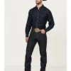 Kimes Ranch Men's Raw James Low Straight Bootcut Jeans