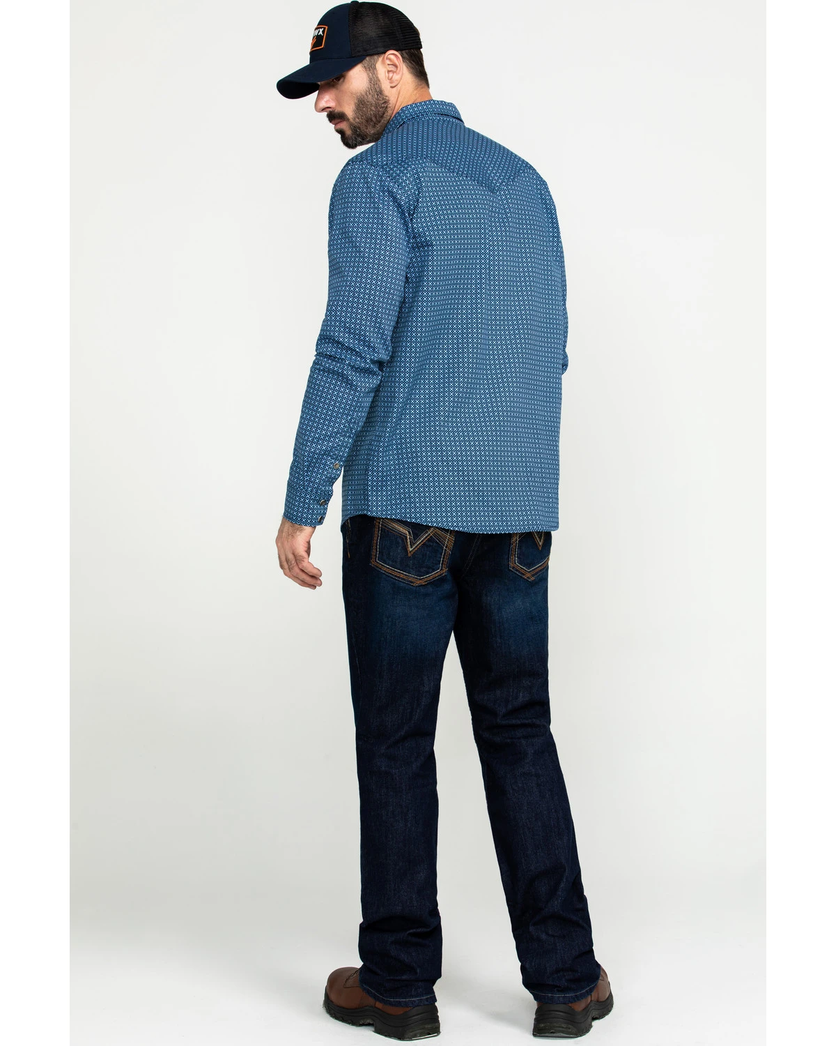 Cody James Men's FR Millikin Dark Slim Bootcut Work Jeans - Image 5