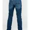 Cinch Men's Ian Medium Stone Wash Slim Boot Jeans