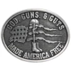 Cody James Men's God, Guns, & Guts Made America Free Buckle
