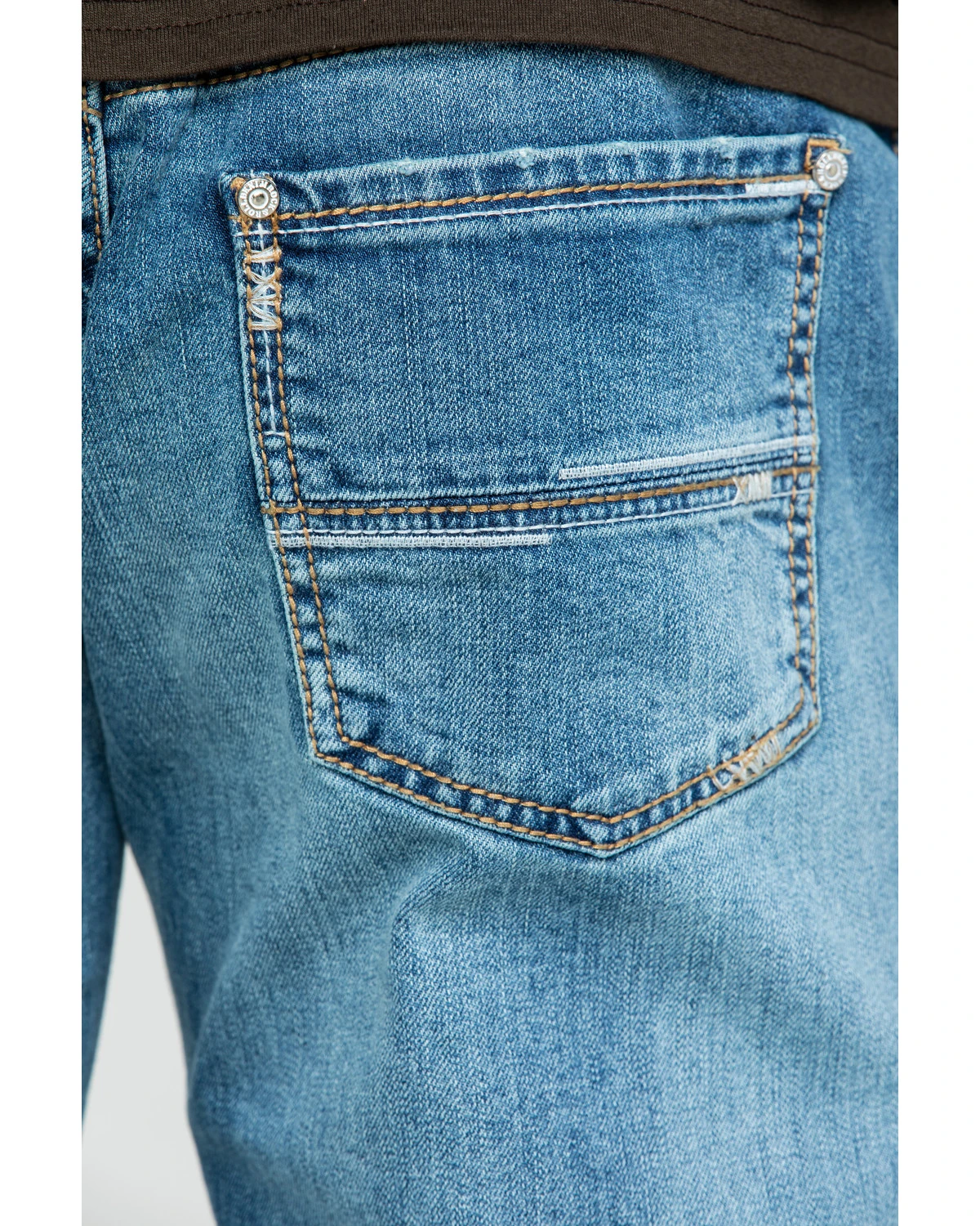 Rock & Roll Denim Men's Pistol Vintage Med Stretch Straight Jeans - Image 2