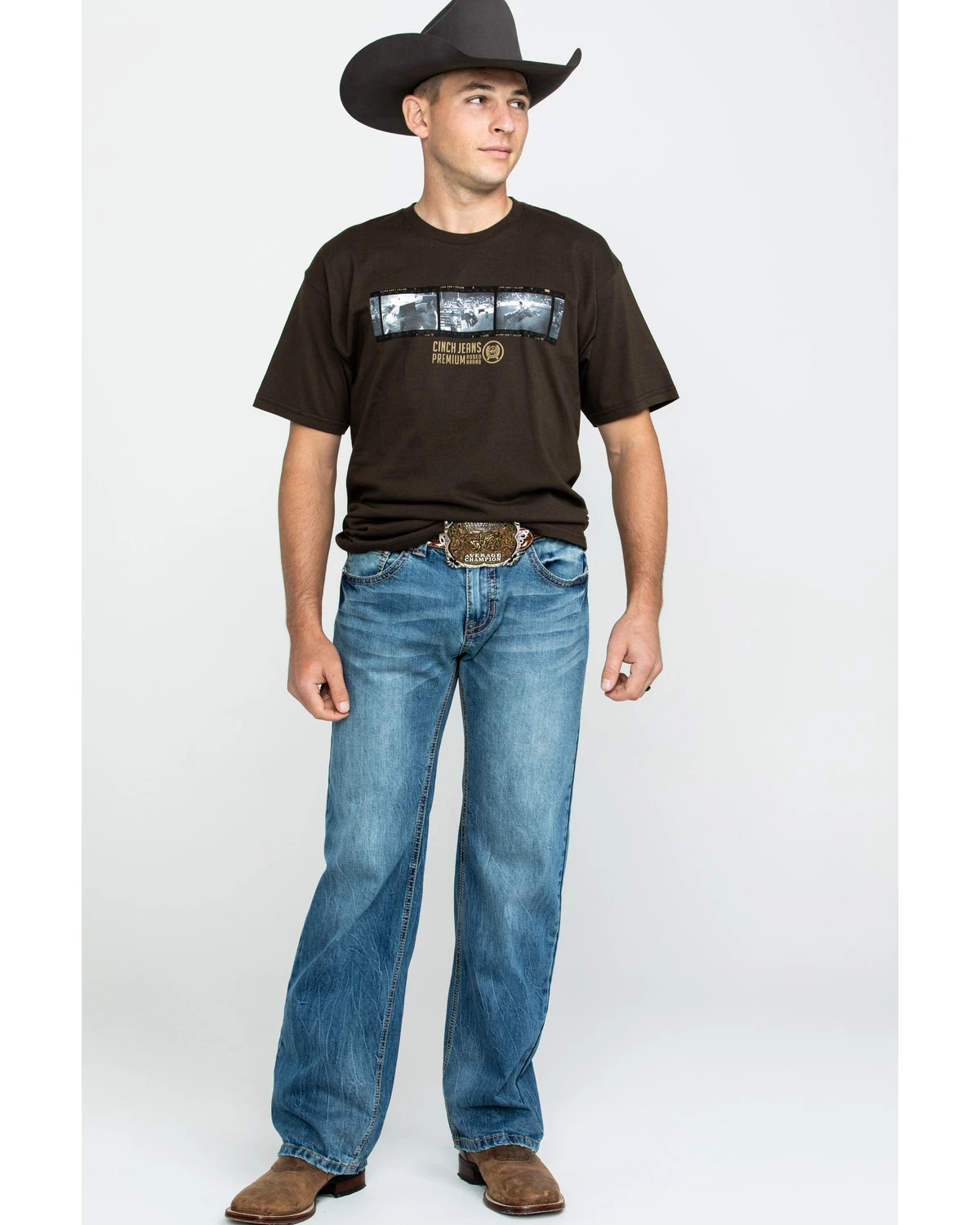 Rock & Roll Denim Men's Pistol Vintage Med Stretch Straight Jeans - Image 3