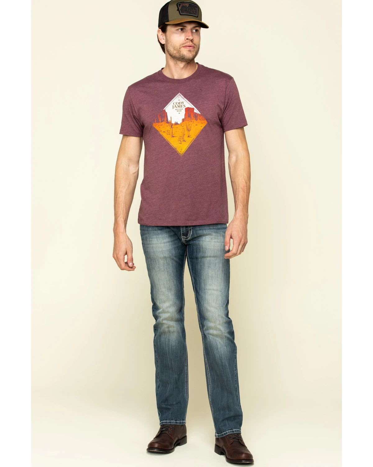 Rock & Roll Denim Men's Revolver Stretch Slim Straight Jeans - Image 3