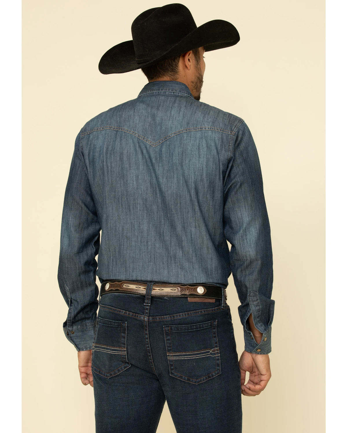 Cody James Men's Switchback Dark Wash Stretch Slim Bootcut Jeans - Image 4