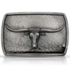 Montana Silversmiths Men's River Rock Cascade Longhorn Buckle