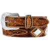 Tony Lama Men's Diamonte Western Belt