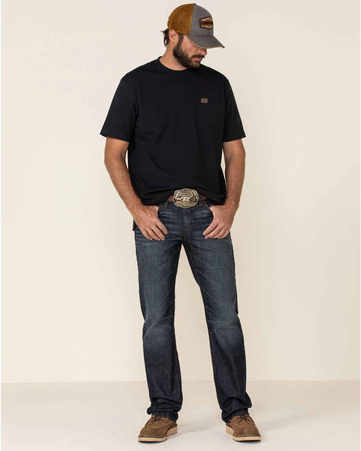 Moonshine Spirit Men's Eating Iron Dark Stretch Slim Straight Jeans