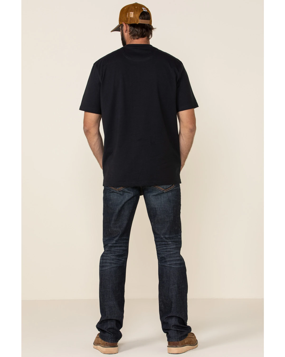 Moonshine Spirit Men's Eating Iron Dark Stretch Slim Straight Jeans - Image 5