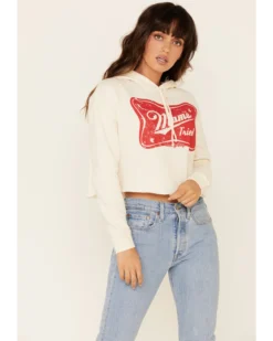 Country Deep Women's Mama Tried Graphic Cropped Hooded Sweatshirt