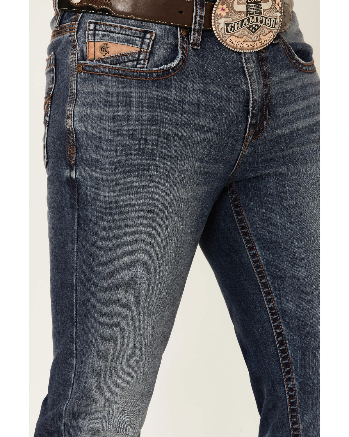 Cody James Core Men's Yuma Medium Wash Stretch Performance Slim Bootcut Jeans - Image 2