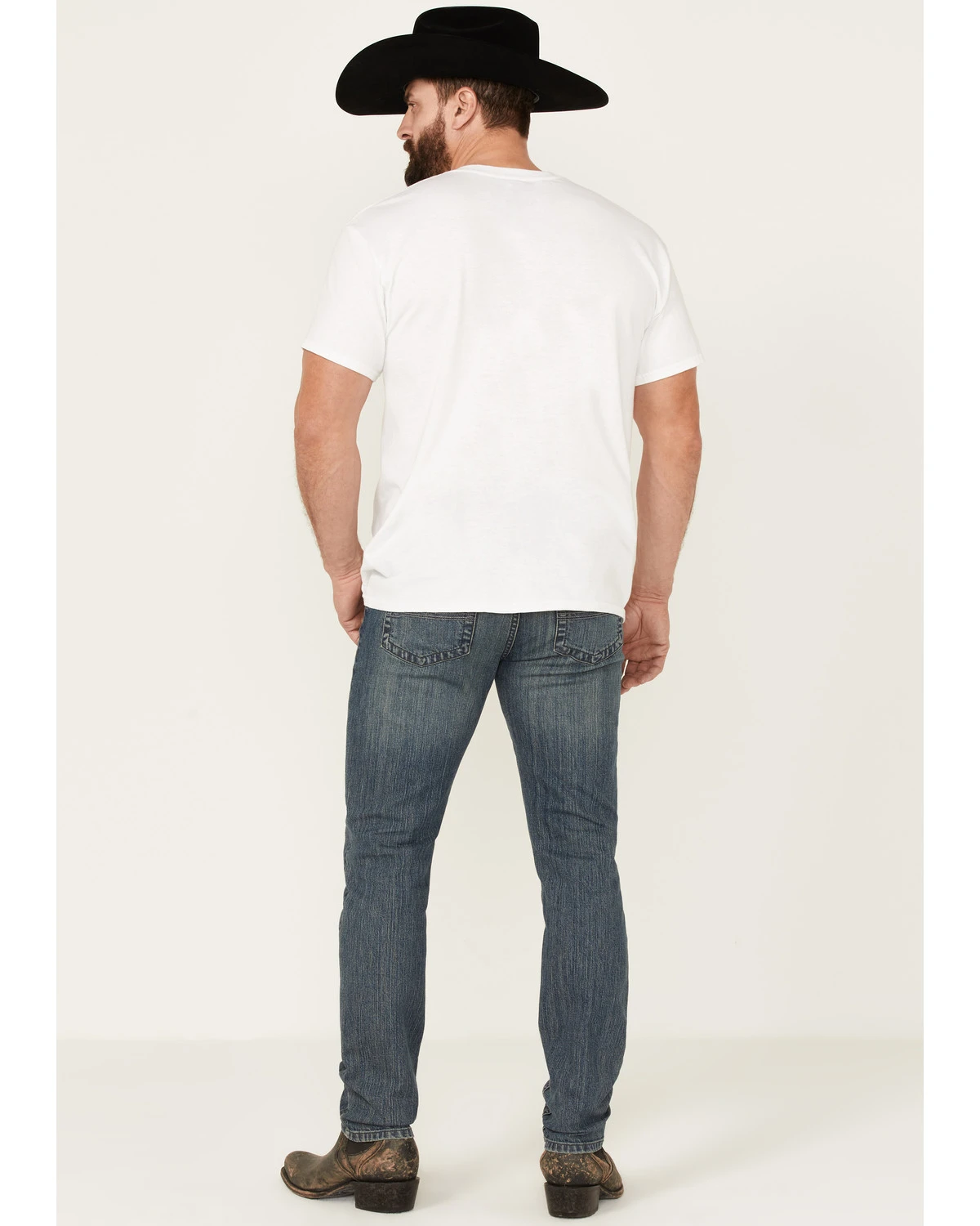 Cody James Men's Blaze Medium Wash Stretch Slim Tapered Jeans - Image 4