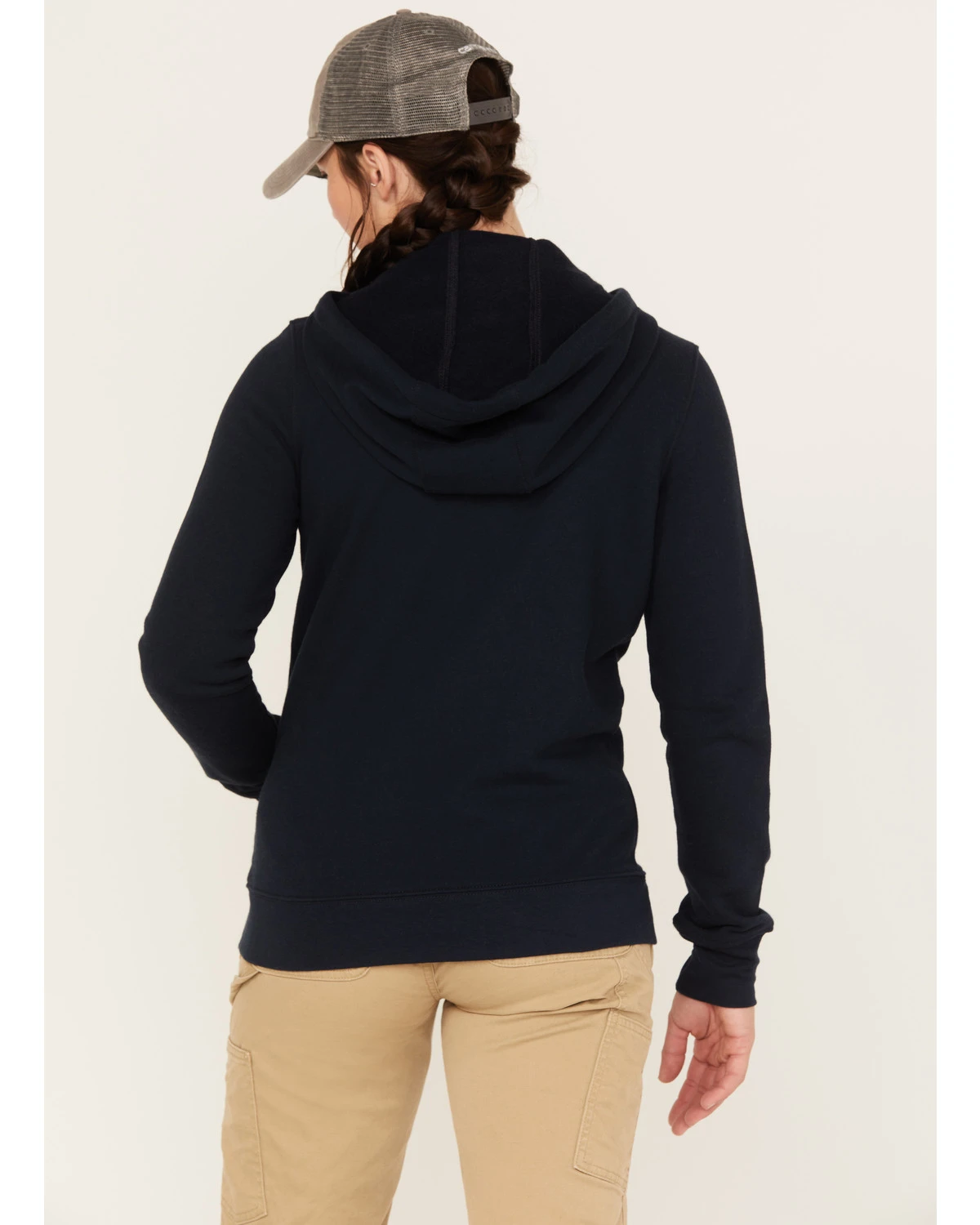 Carhartt Women's Force FR Relaxed Fit Zip Front Sweatshirt Work Hoodie - Image 4