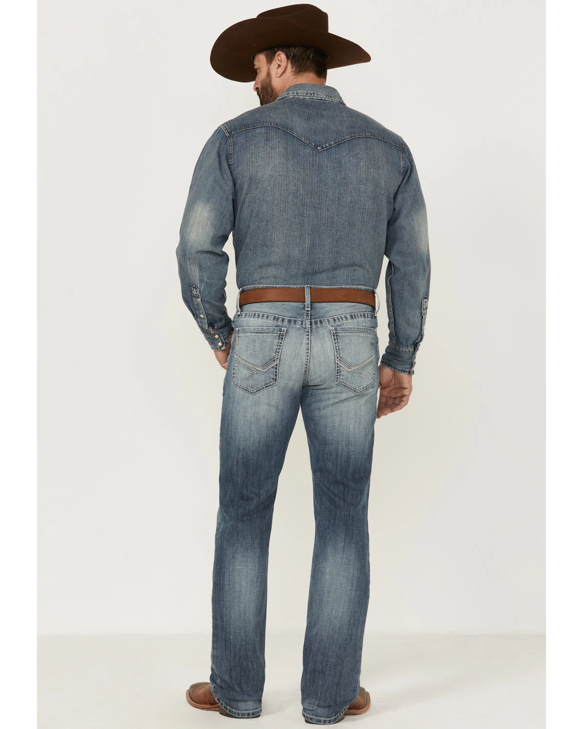 Cinch Men's Ian Performance Stretch Slim Bootcut Jeans - Image 3