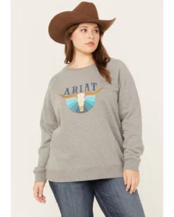 Ariat Women's R.E.A.L. Pacific Steerhead Sweatshirt - Plus
