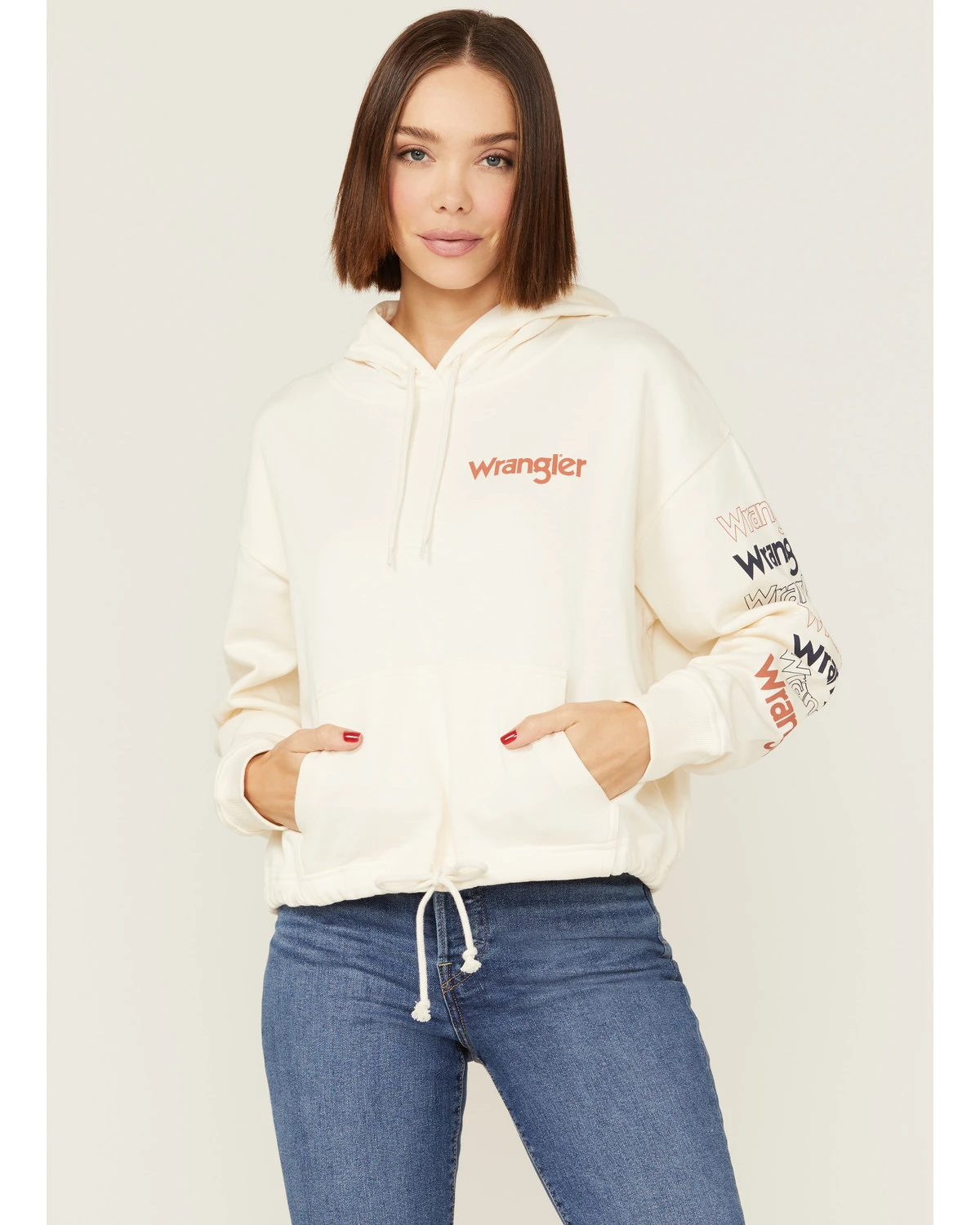 Wrangler Women's Logo Cropped Hoodie