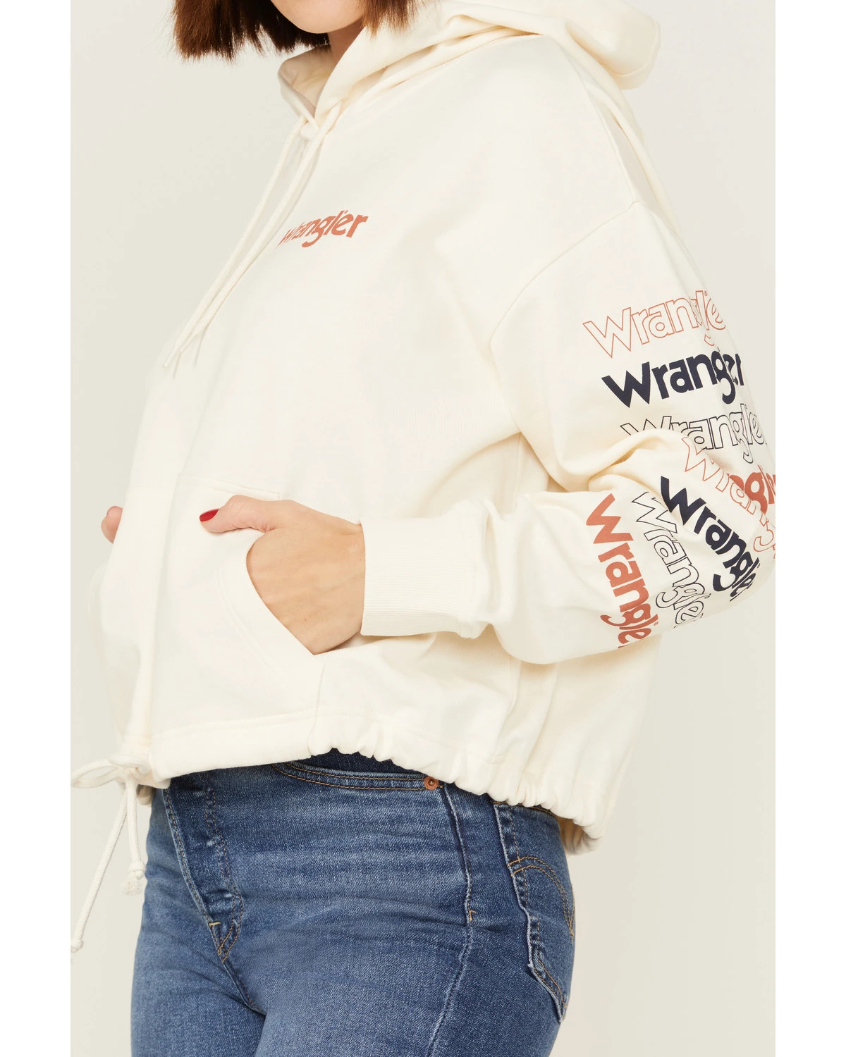Wrangler Women's Logo Cropped Hoodie - Image 2