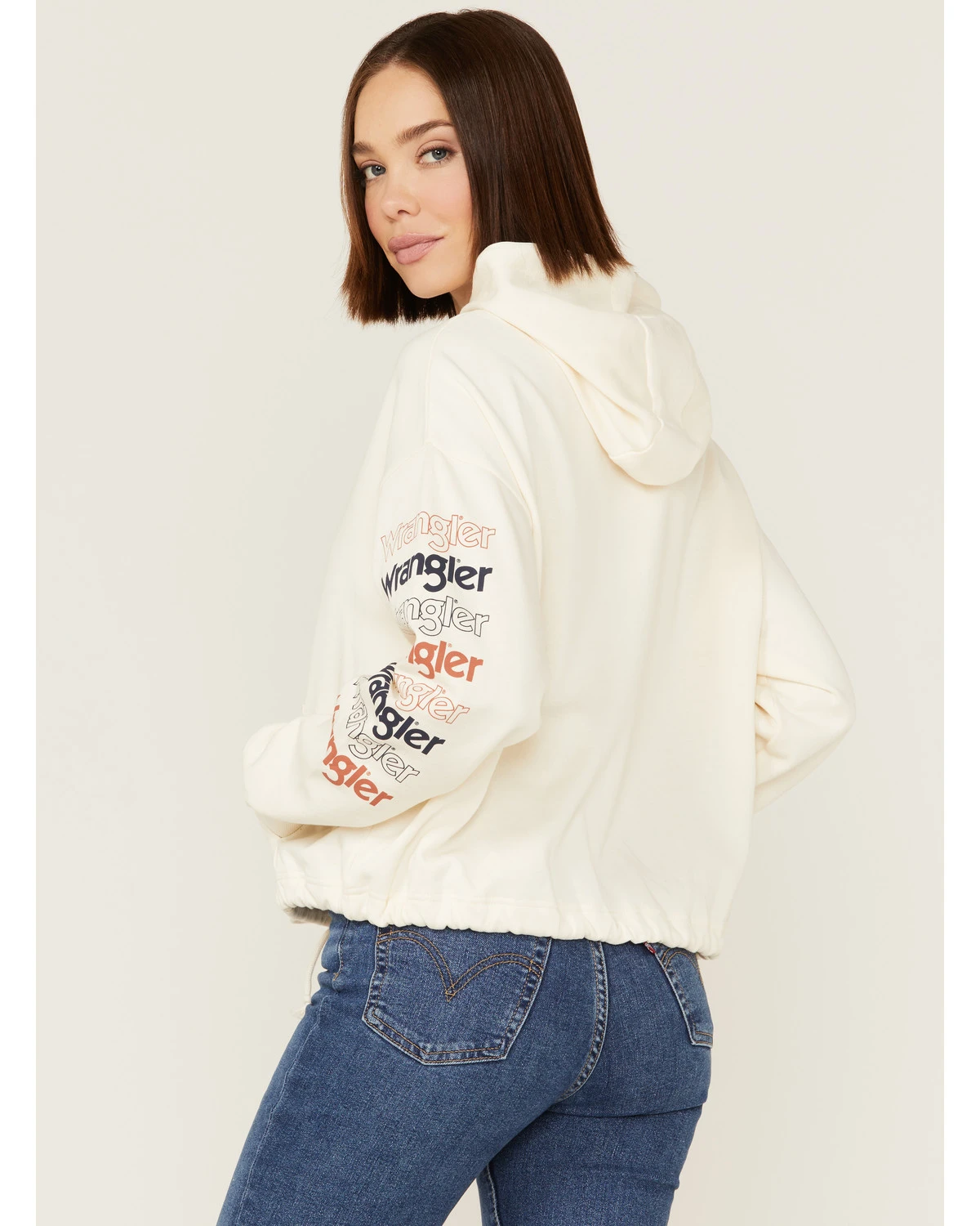 Wrangler Women's Logo Cropped Hoodie - Image 3