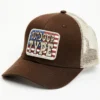 Brothers & Sons Men's Outdoors Type American Flag Patch Mesh-Back Ball Cap