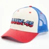 RANK 45 Men's Embroidered Flag Logo Mesh-Back Ball Cap