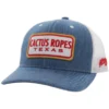 Hooey Kids' Denim Cactus Ropes Patch Mesh Back Trucker Cap