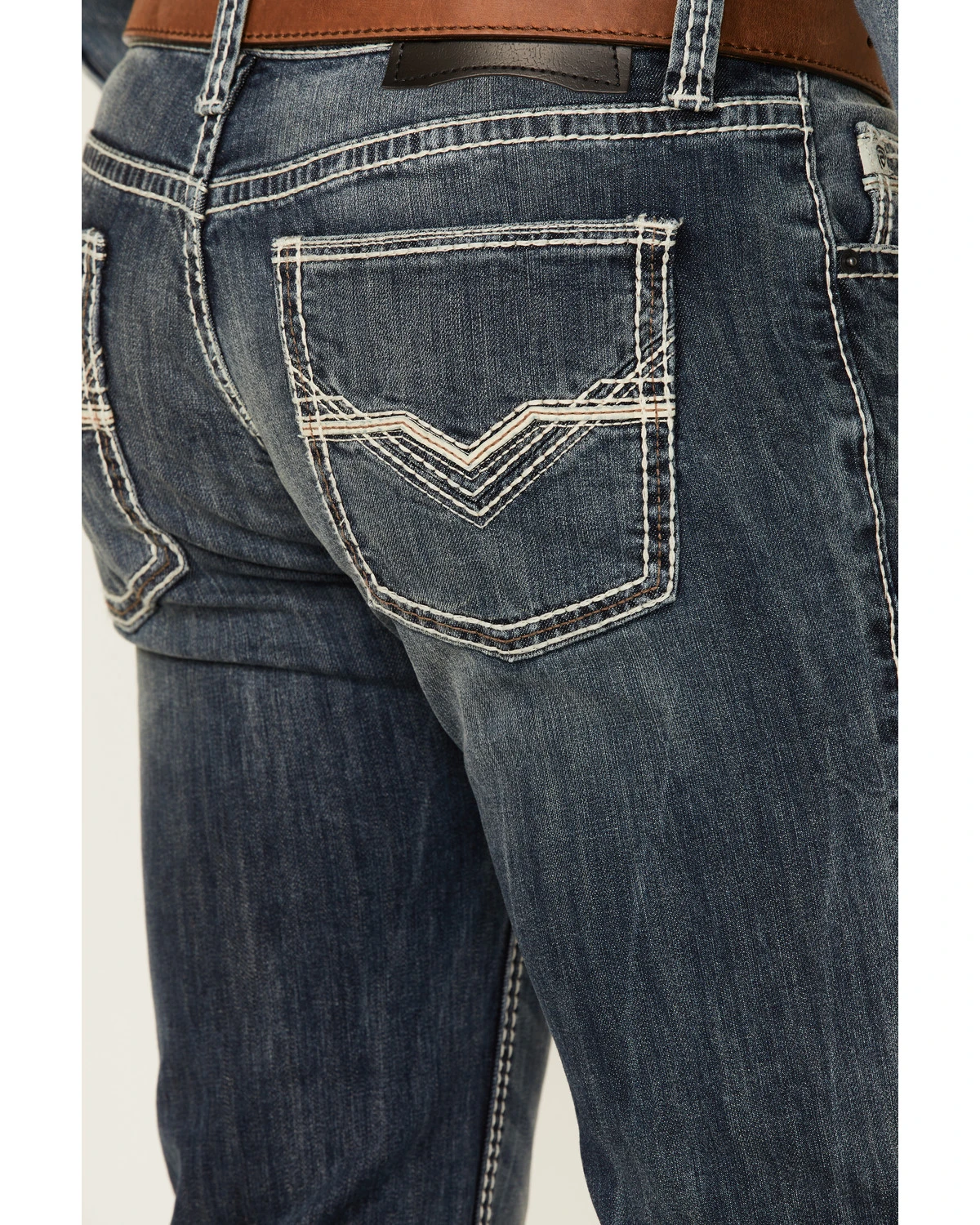 Rock & Roll Denim Men's Medium Vintage Pistol Stretch Regular Straight Jeans - Image 2