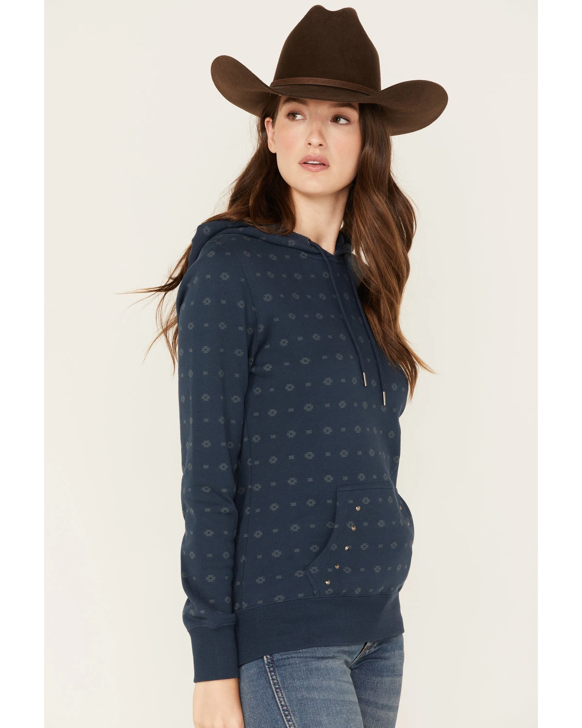 Hooey Women's Southwestern Print Mesa Hoodie - Image 2