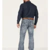 Rock & Roll Denim Men's Relaxed Fit Ladder Stitch Bootcut Jeans