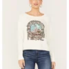 Rock & Roll Denim Women's Midnight Rodeo Graphic Sweatshirt
