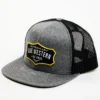 Men's Flat Brim Live Western Patch Baseball Cap