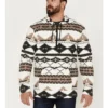 Powder River Outfitters Men's 1/4 Zip Southwestern Print Hooded Sweatshirt