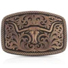 Montana Silversmiths Vintage Bronze Texas Longhorn Buckle