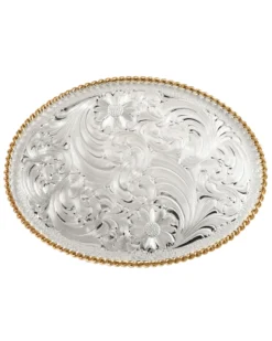 Montana Silversmiths Fancy Scroll Oval Buckle